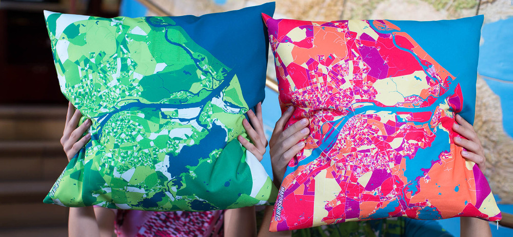 MapOnShirt All Over Printed Interior Pillow with Unique Design
